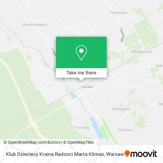 Klub Dzieciecy Kraina Radosci Marta Klimas map