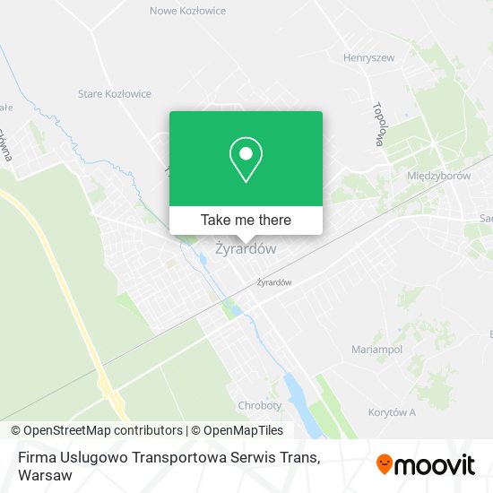 Карта Firma Uslugowo Transportowa Serwis Trans