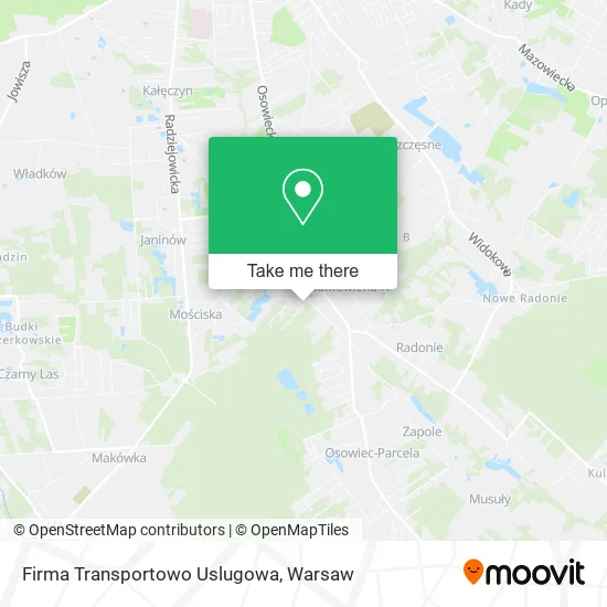 Карта Firma Transportowo Uslugowa