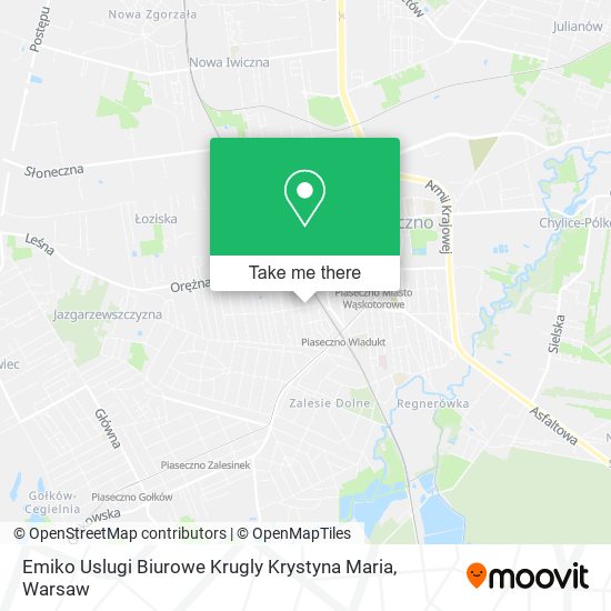 Emiko Uslugi Biurowe Krugly Krystyna Maria map