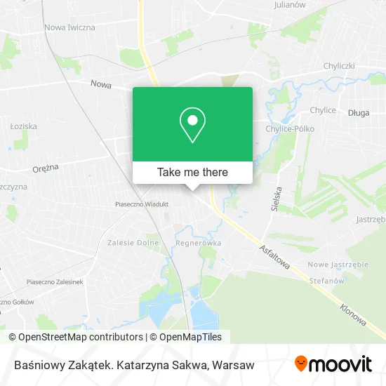 Baśniowy Zakątek. Katarzyna Sakwa map