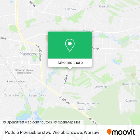 Podole Przesiebiorstwo Wielobranzowe map