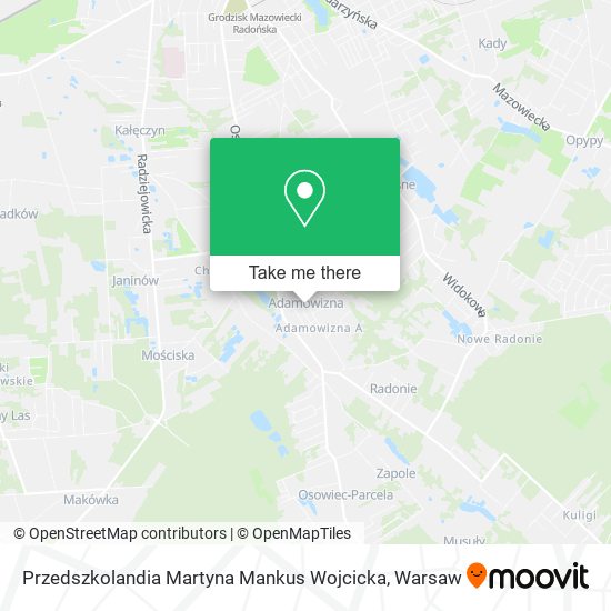 Przedszkolandia Martyna Mankus Wojcicka map