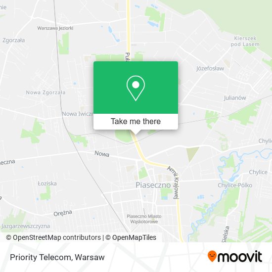 Priority Telecom map