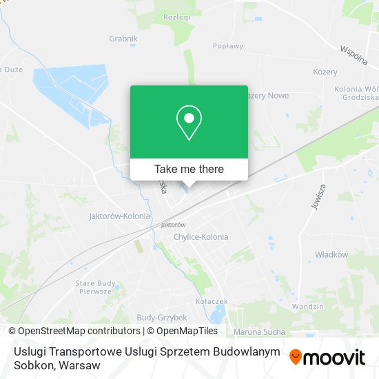 Uslugi Transportowe Uslugi Sprzetem Budowlanym Sobkon map