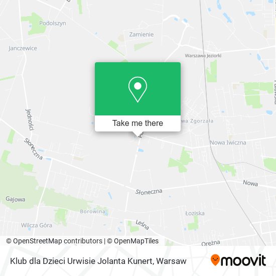 Klub dla Dzieci Urwisie Jolanta Kunert map