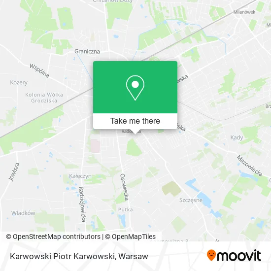 Карта Karwowski Piotr Karwowski