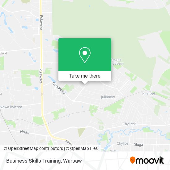 Business Skills Training map