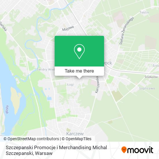 Szczepanski Promocje i Merchandising Michal Szczepanski map