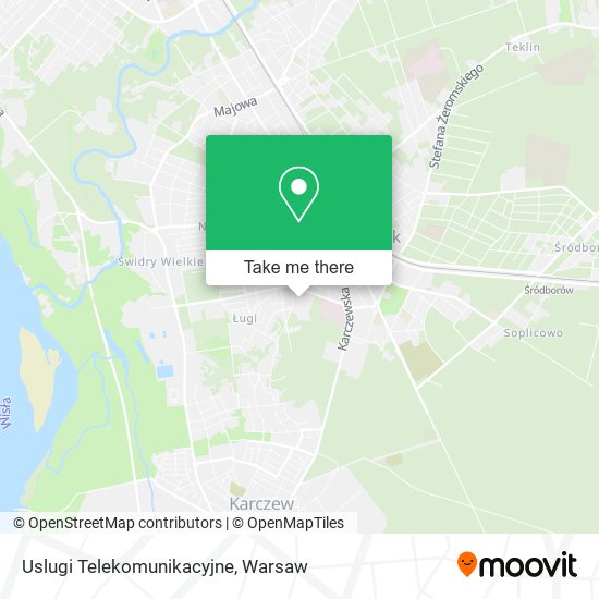 Uslugi Telekomunikacyjne map