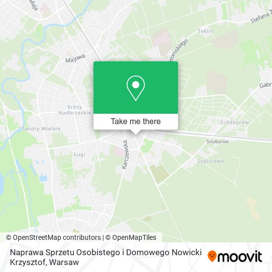 Naprawa Sprzetu Osobistego i Domowego Nowicki Krzysztof map