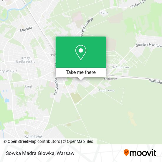 Sowka Madra Glowka map