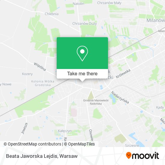 Beata Jaworska Lejdis map