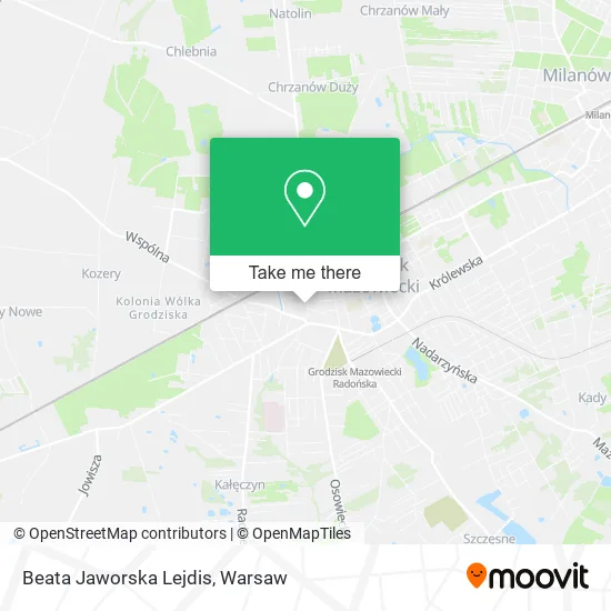Карта Beata Jaworska Lejdis
