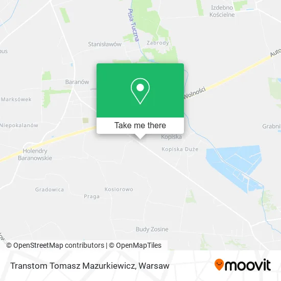 Карта Transtom Tomasz Mazurkiewicz