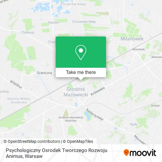 Psychologiczny Osrodek Tworczego Rozwoju Animus map