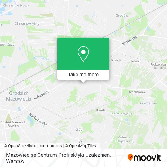 Mazowieckie Centrum Profilaktyki Uzaleznien map