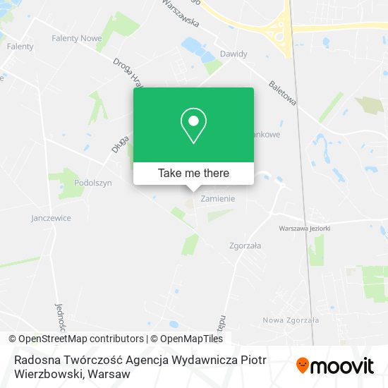 Radosna Twórczość Agencja Wydawnicza Piotr Wierzbowski map