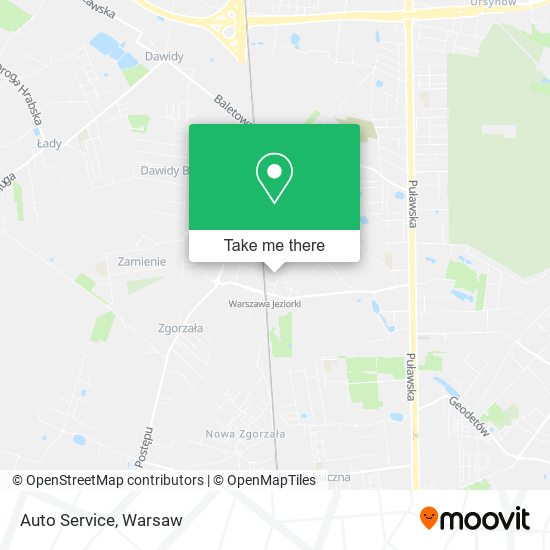 Auto Service map