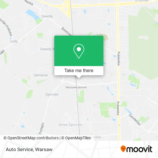Auto Service map