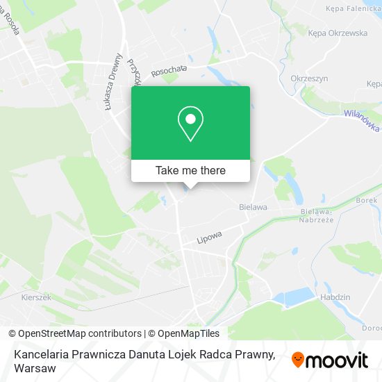 Kancelaria Prawnicza Danuta Lojek Radca Prawny map