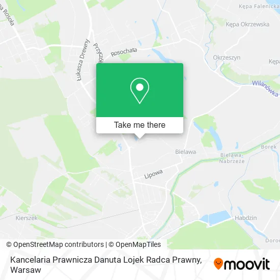 Карта Kancelaria Prawnicza Danuta Lojek Radca Prawny