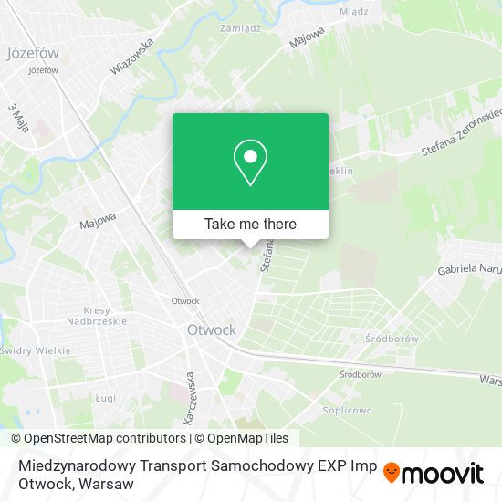 Карта Miedzynarodowy Transport Samochodowy EXP Imp Otwock