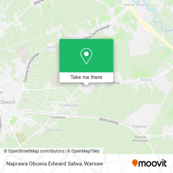 Naprawa Obuwia Edward Salwa map