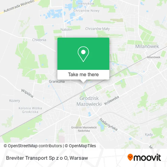 Карта Breviter Transport Sp z o O