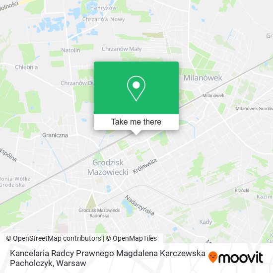 Kancelaria Radcy Prawnego Magdalena Karczewska Pacholczyk map