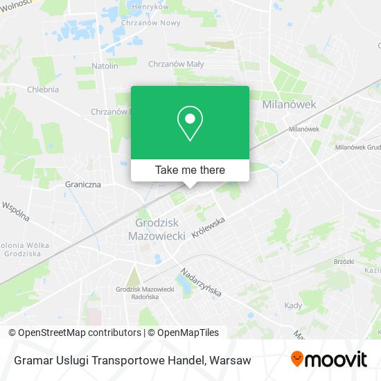 Gramar Uslugi Transportowe Handel map