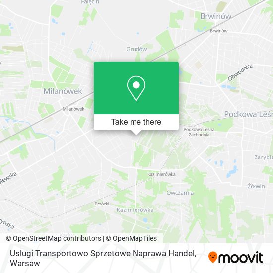 Карта Uslugi Transportowo Sprzetowe Naprawa Handel