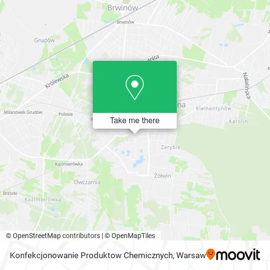 Карта Konfekcjonowanie Produktow Chemicznych