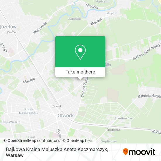 Карта Bajkowa Kraina Maluszka Aneta Kaczmarczyk