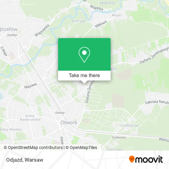 Карта Odjazd