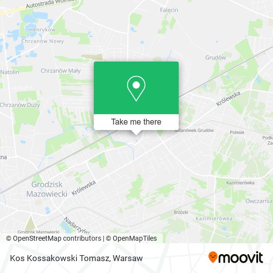 Kos Kossakowski Tomasz map