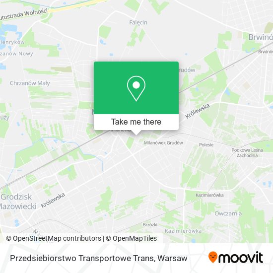 Przedsiebiorstwo Transportowe Trans map