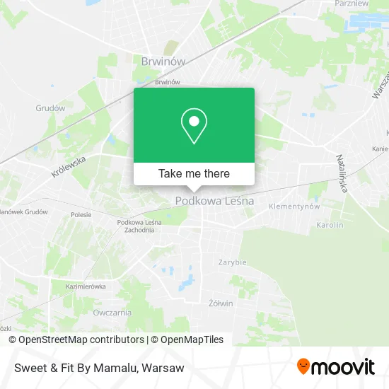 Карта Sweet & Fit By Mamalu