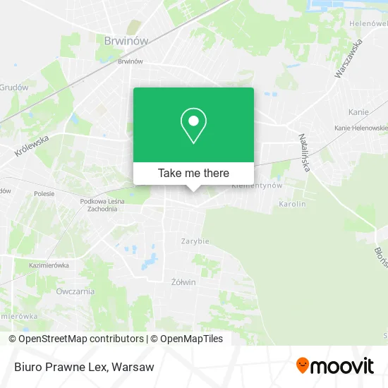 Карта Biuro Prawne Lex