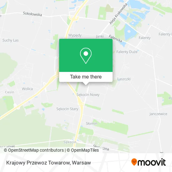 Карта Krajowy Przewoz Towarow