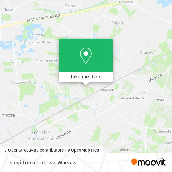 Карта Uslugi Transportowe