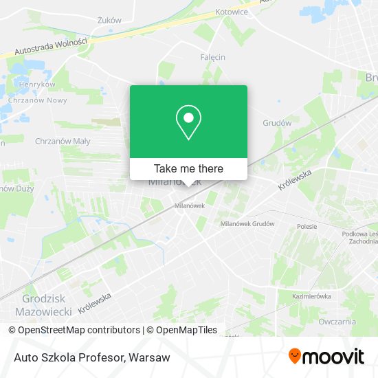 Auto Szkola Profesor map