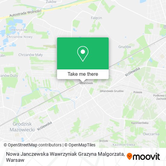 Nowa Janczewska Wawrzyniak Grazyna Malgorzata map