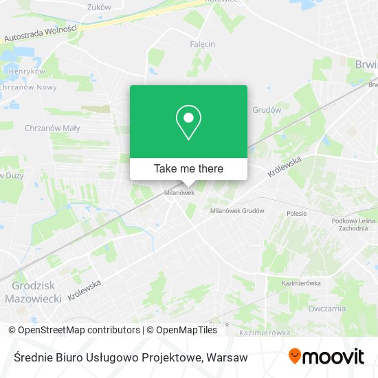 Średnie Biuro Usługowo Projektowe map