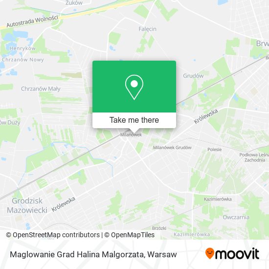 Maglowanie Grad Halina Malgorzata map