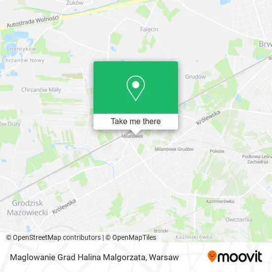 Карта Maglowanie Grad Halina Malgorzata