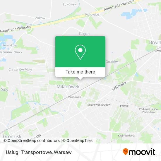Uslugi Transportowe map
