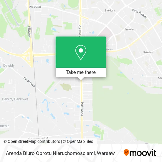 Карта Arenda Biuro Obrotu Nieruchomosciami