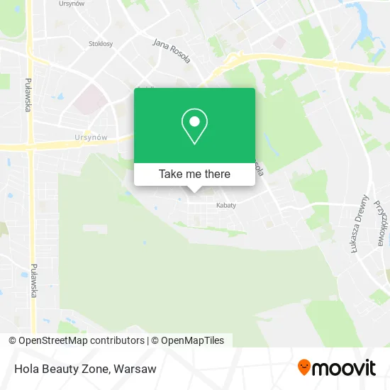 Hola Beauty Zone map