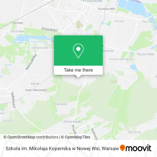 Szkoła im. Mikołaja Kopernika w Nowej Wsi map